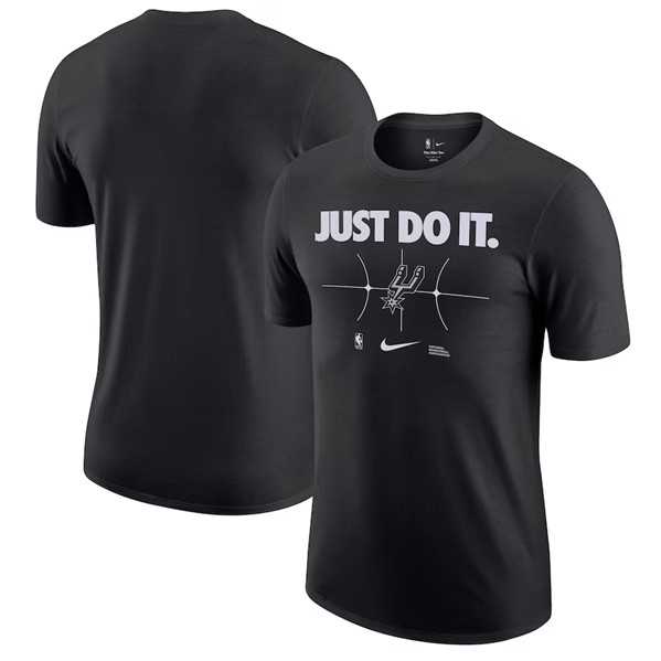 Men's San Antonio Spurs Black Just Do It T-Shirt,We sell and wholesale Men's San Antonio Spurs Black Just Do It T-Shirt on line form chian!